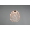 Trio R31131036 Pendelleuchte Rike 1x40W | E27 | IP20 - höhenverstellbar, Rattan