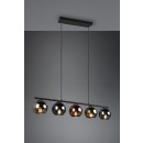 Trio R31305017 závěsné svítidlo Sheldon 5x10W | E14 | IP20 - výškově nastavitelné, vícebarevná/černá