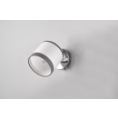 Trio R81552006 Deckenleuchte Davos 2x10W | E14 | IP20 - Stoffschirm, chrom/weiss