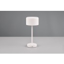 Trio R59151131 LED-Tischleuchte Jeff 1x1,5W | 150lm | 3000K | IP20 - 4-stufige Touchfunktion, Batteriebetrieb, USB-C Betrieb, mattweiß