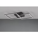 Trio R64492132 LED-Deckenleuchte Trail 1x20W | 2250lm | 3000K | IP20 - schwenkbare Arme, schwarz