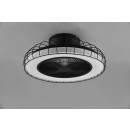 Trio R64122132 LED-Deckenventilator Sandfjord 1x30W | 3420lm | 2700-6500K | IP20 - WIZ-Technologie, 3 Geschwindigkeitsstufen, integrierter Dimmer, einstellbare Lichtfarbe, Memory-Funktion, Nachtlichtfunktion, Fernbedienung, Zeitschaltuhr