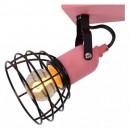 Lucide 08927/02/66 Kinder Spotleuchte Pola 2x60w | E27 - Rosa, einstellbar, dimmbar