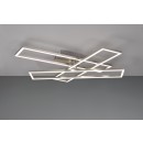Trio R64423107 LED Deckenleuchte Corso 1x36W | 4600lm | 2700-6000K | IP20 - integrierter Dimmer, stufenlos einstellbare Lichtfarbe, Fernbedienung, drehbare Arme, 3 Stufen Dimmschalter, Nickel matt