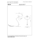 Lucide 05528/01/30 Tischleuchte Pepijn 1x40W | E14
