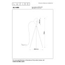 Lucide 05730/01/30 Stehleuchte Alvaro 1x40W | E27