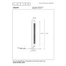 Lucide 05733/02/30 CALIXT dekorative Stehleuchte E27 | 2x25W - schwarz