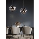 Trio 309900657 Pendelleuchte Discalgo 6x40W | E14 | IP20 - höhenverstellbar, mattschwarz, verchromt