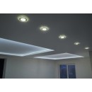 Trio 653610306 LED-Strahler Argus 3x4W + 3x1W | 350lm | 3000K+RGBW | IP20 - integrierter Dimmer, Memory-Funktion, Fernbedienung, separat dimmbar, Chrom