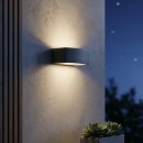 Ideal Lux 061580 Außenwandleuchte 1x60W Andromeda | E27 | IP55 - anthrazit