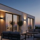 Ideal Lux 061597 Außenwandleuchte 1x60W Andromeda | E27 | IP55 - schwarz