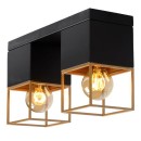 Lucide 21120/02/30 Deckenleuchte Rixt 2x40W | E27