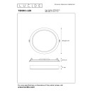 Lucide 07105/18/31 LED Deckenleuchte Tendo 1x18W | 2700K