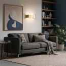 Ideal Lux 088266 Wandleuchte Clip Small Oro 2x60W | E27 - gold