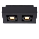 Lucide 09119/11/30 Decken- und Spotleuchte Xirax 2x5W | GU10 | 2200-3000K - D