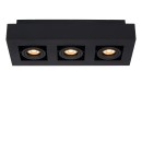 Lucide 09119/16/30 Decken- und Spotleuchte Xirax 3x5W | GU10 | 2200-3000K - D