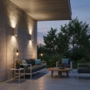 Ideal Lux 092300 Außenwandleuchte 2x60W Gun | E27 | IP54 - weiß