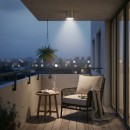 Ideal Lux 092324 Außendeckenleuchte 1x28W Gun Alluminio | GU10 | IP44 - silber