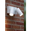 Lucide 09831/02/31 Außenwandlampe Taylor 2x5w | Gu10 | IP54 - weiß, Fleck, einstellbar, Bewegungssensor