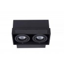 Lucide 09925/02/30 Spotleuchte Trimless 2x50w | GU10 - schwarz, einstellbar, dimmbar