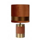 Lucide 10500/81/43 Tischlampe Extravaganza Frizzle 1x40w | E14 - Braun, Metall, Schalter