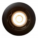 Lucide 11001/15/30 Fokus 3x5W Spotleuchte | LED GU10 | 3 x320lm | 3000k - ist in Verpackung, gedimmt, schwarz, Circle