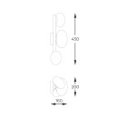 Zuma Line 133867-027990 Wandleuchte OMI G9