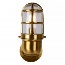 Lucide 11892/01/02 Wandlampe Dudley 1x40w | E27 | IP65 - Messing, dimmbar