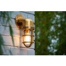 Lucide 11892/01/02 Wandlampe Dudley 1x40w | E27 | IP65 - Messing, dimmbar