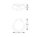 Zuma Line 133867-027997 Deckenleuchte OMI G9
