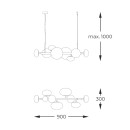 Zuma Line 133867-027982 Pendelleuchte OMI G9