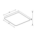 Zuma Line 003064-009110 LED Deckenleuchte SIERRA integrierte LED-Quelle