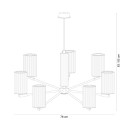 Zuma Line 002177-029994 Pendelleuchte ARIA E14