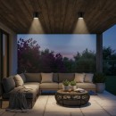 Ideal Lux 122687 Außendeckenleuchte 1x28W Gun Nero | GU10 - schwarz