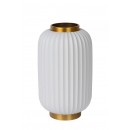 Lucide 13535/34/31 Tischlampe Gosse 1x40w | E14 - weiß, Porzellan, Kabel einschalten