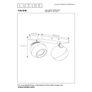 Lucide L099320231 Spot-Deckenleuchte FAVORI GU10