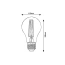 Rabalux 1513 LED Smart Leuchtmittel 1x6W | E27 | 700lm | 3000-6500K | RGB - dimmbar, klar
