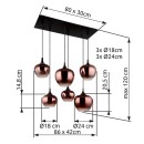 Globo 15548-6HG Pendelleuchte MAXY  E27