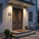 Ideal Lux 163666 Außendeckenleuchte Gun Coffee 1x28W | GU10 | IP44 - braun