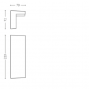 Philips 16483/93/P0 LED Außenwandleuchte Bustan 2x4,5W | 2700K | IP44