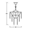 Zuma Line 003064-009237 Pendelleuchte AMEDEO E14