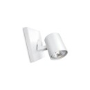 Philips Hue 8719514338340 LED Wandleuchte Runner 1x5w | Gu10 | 350lm | 2200-6500k - Bluetooth, dimmbar, White Ambiance, weiß