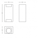 Philips 17339/48/PN Außenwandleuchte Kelle 2x5W| GU10 | IP44