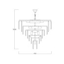 Zuma Line 003064-029223 Pendelleuchte VERSAILLES E14