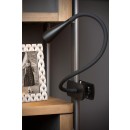 Lucide 18256/03/30 LED Tischlampe mit Clip Zozy 1x4w | 250lm | 3000k - schwarz, dimmbar