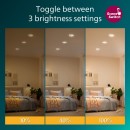 Philips 8721103038012 LED Einbauleuchte Cilantro  | 5W integrierte LED-Quelle | 500lm | 2700K | weiß