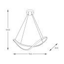 Zuma Line 003064-026635 LED Pendelleuchte ERDA integrierte LED-Quelle