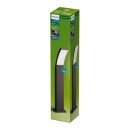 Philips 8721103110053 LED Wegeleuchte Splay | 4W integrierte LED-Quelle | 800lm | 2700K | anthrazit
