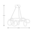 Zuma Line 003064-026627 LED Pendelleuchte BALBO integrierte LED-Quelle