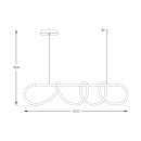 Zuma Line 003064-026626 LED Pendelleuchte BALBO integrierte LED-Quelle